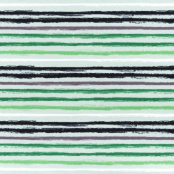 Jersey Streifen - Ringel grau lime gemalt